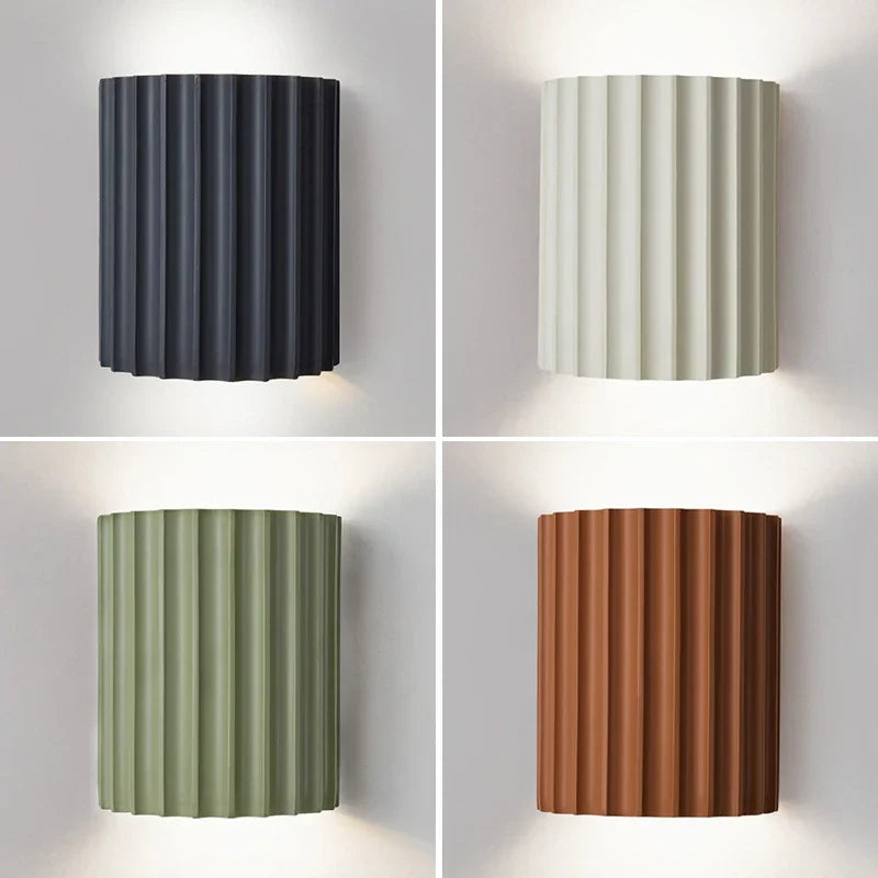 Nordic Resin Bedside Wall Lamp