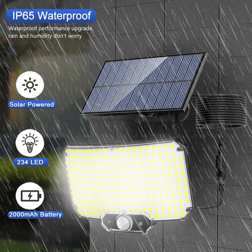 Solar Motion Sensor Flood Light