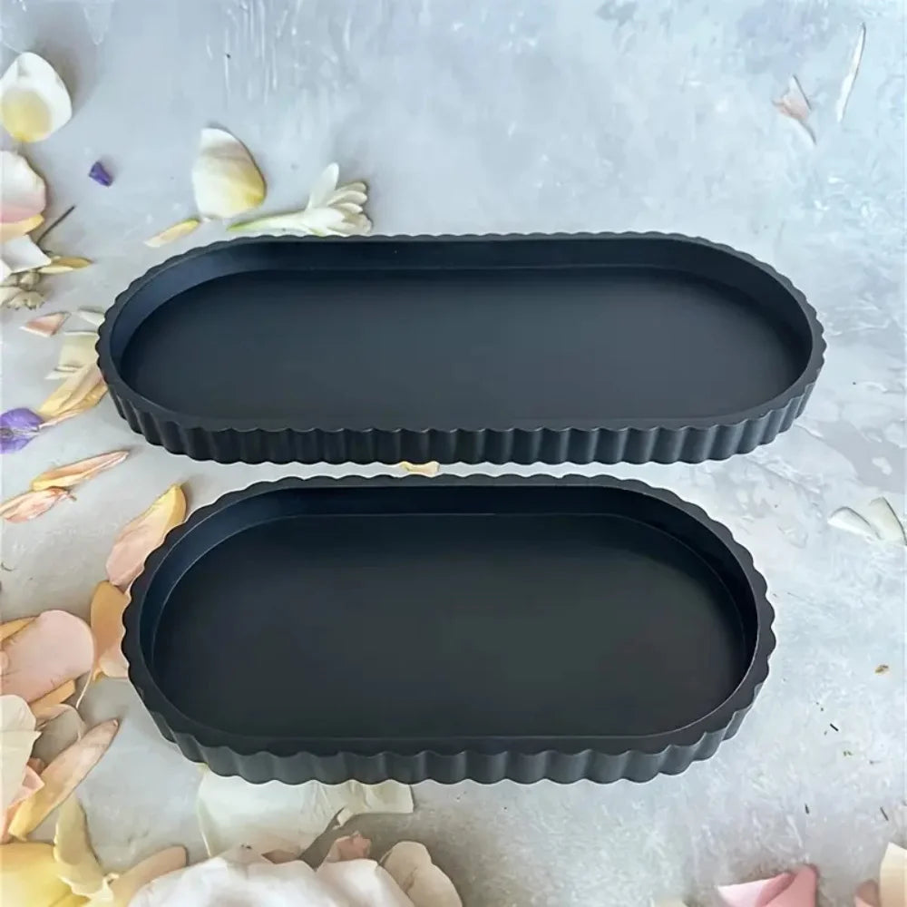Silicone Oval Vanity Tray