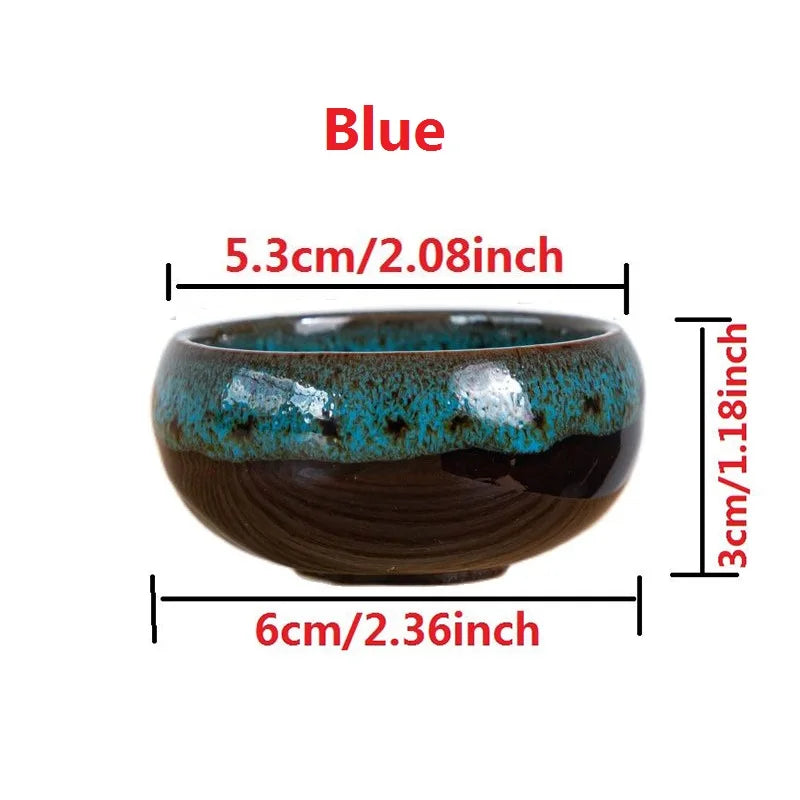 Mini Ceramic Bonsai Pots Set of 6