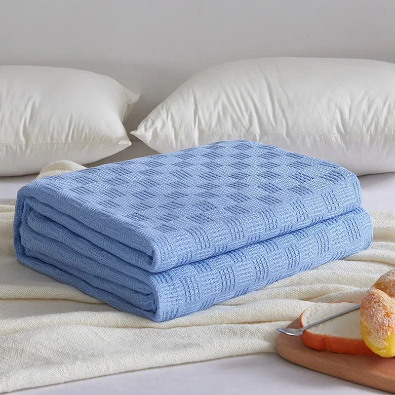 Cotton Gauze Knit Blanket