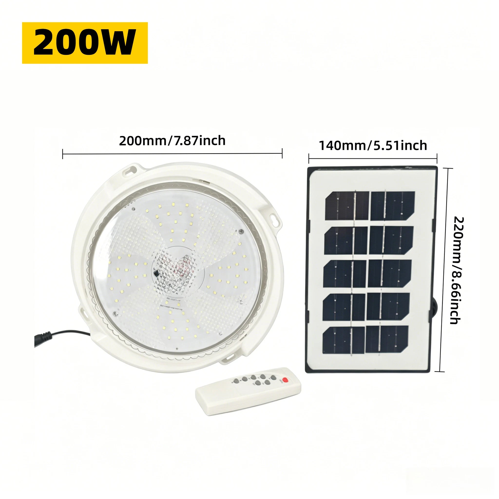 Solar Ceiling Light LED Home Indoor Bedroom Exterior Lighting LED High