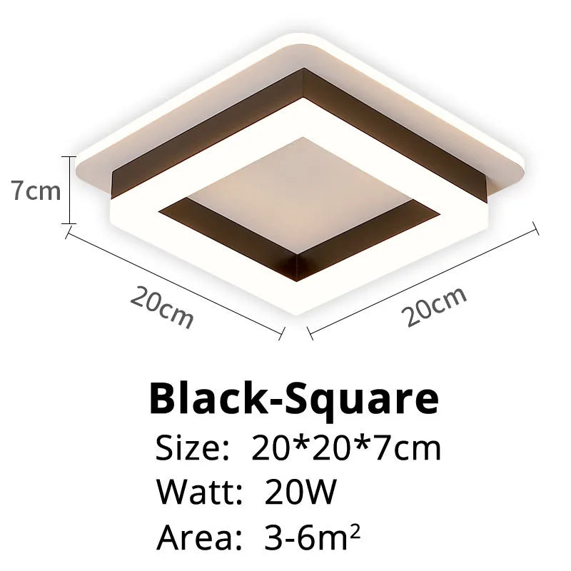 Acrylic Corridor Surface Ceiling Light
