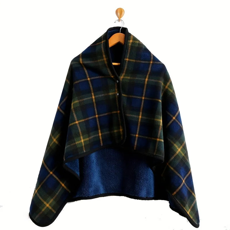 Wearable Flannel Shawl Blanket
