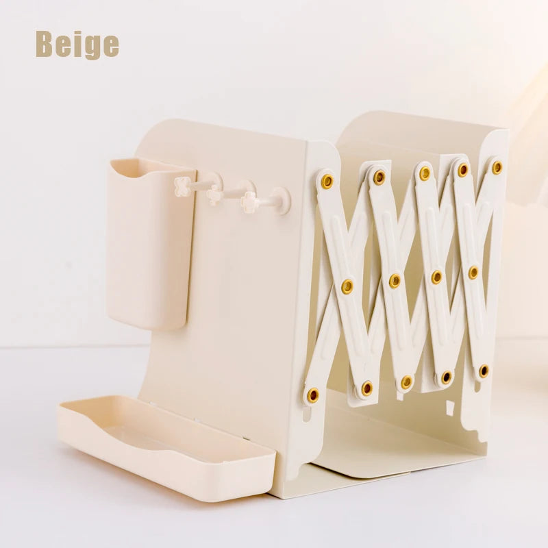 Expandable Desktop Bookstand With Pen Holder
