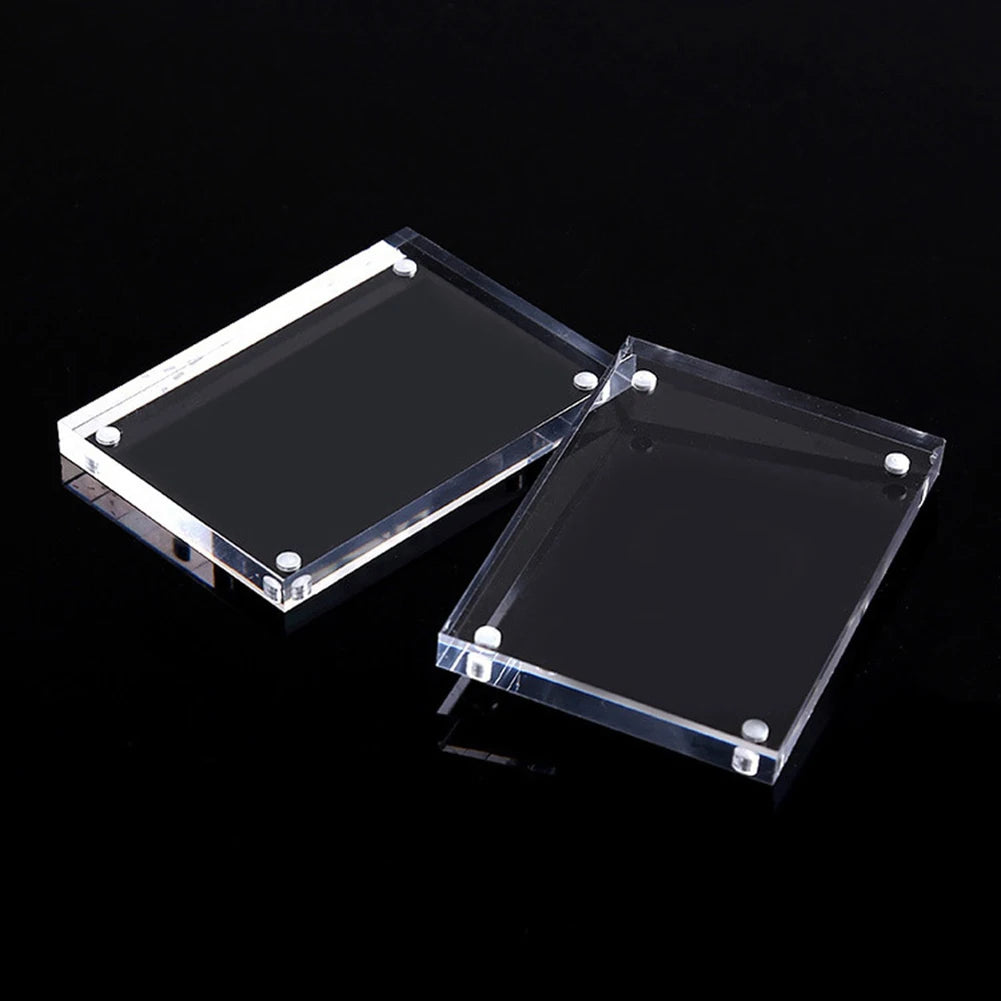 Clear Acrylic Magnetic Photo Block