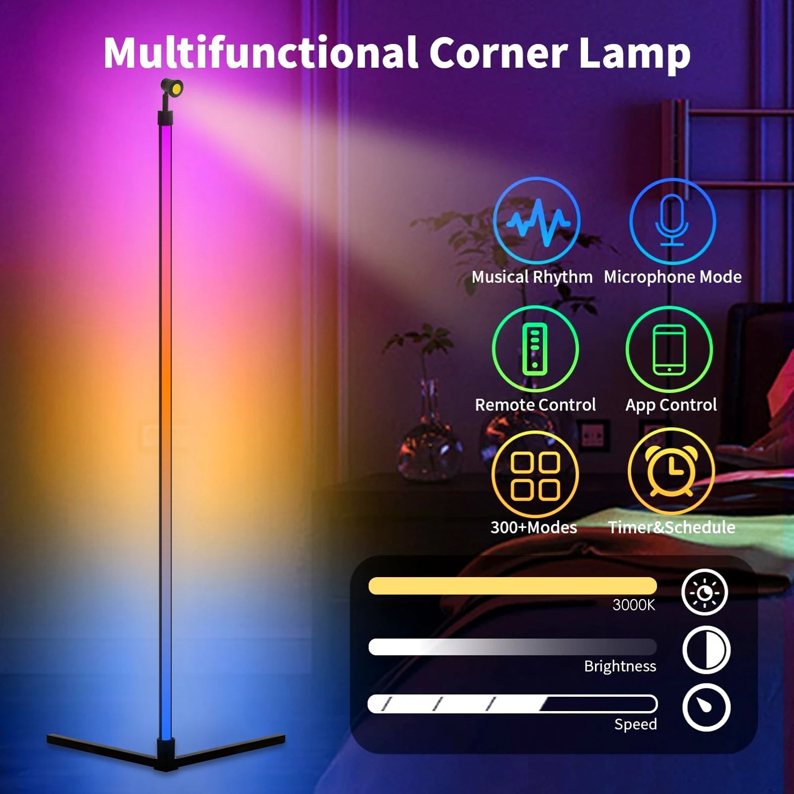 RGB Sunset Sync Floor Lamp
