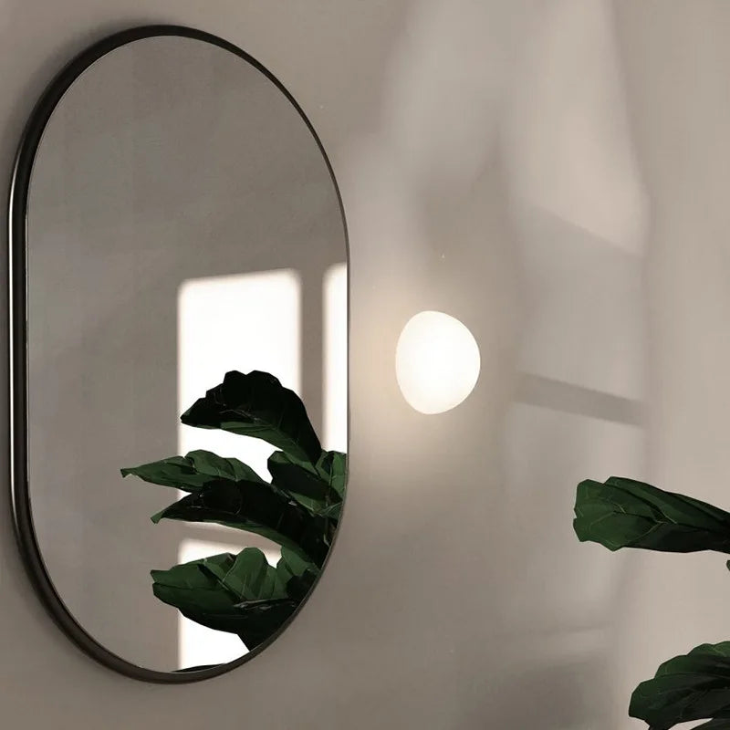 Glass Globe Wall Lamp