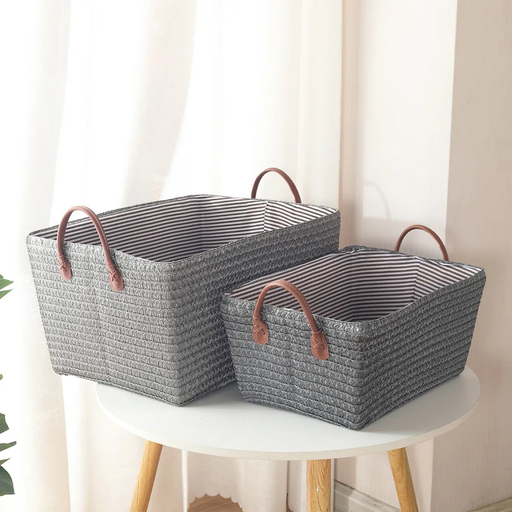 Foldable Woven Storage Basket