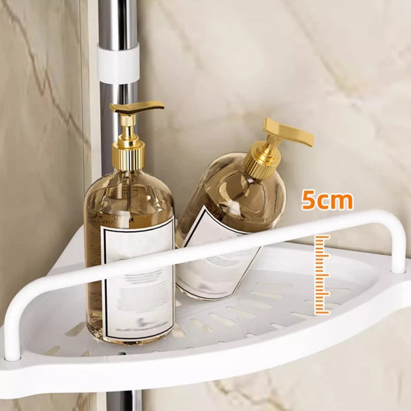 Telescopic Corner Shower Storage Rack