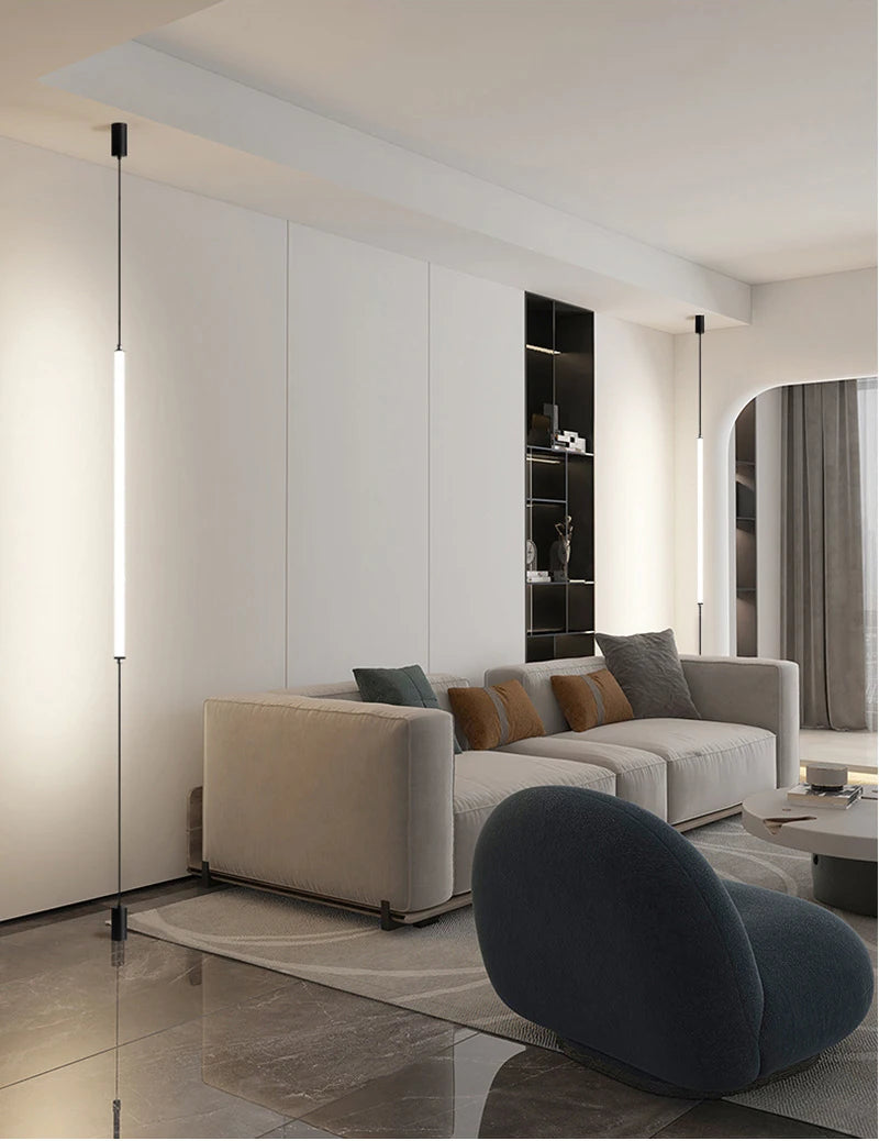 Italian Line Acrylic Floor Lamp
