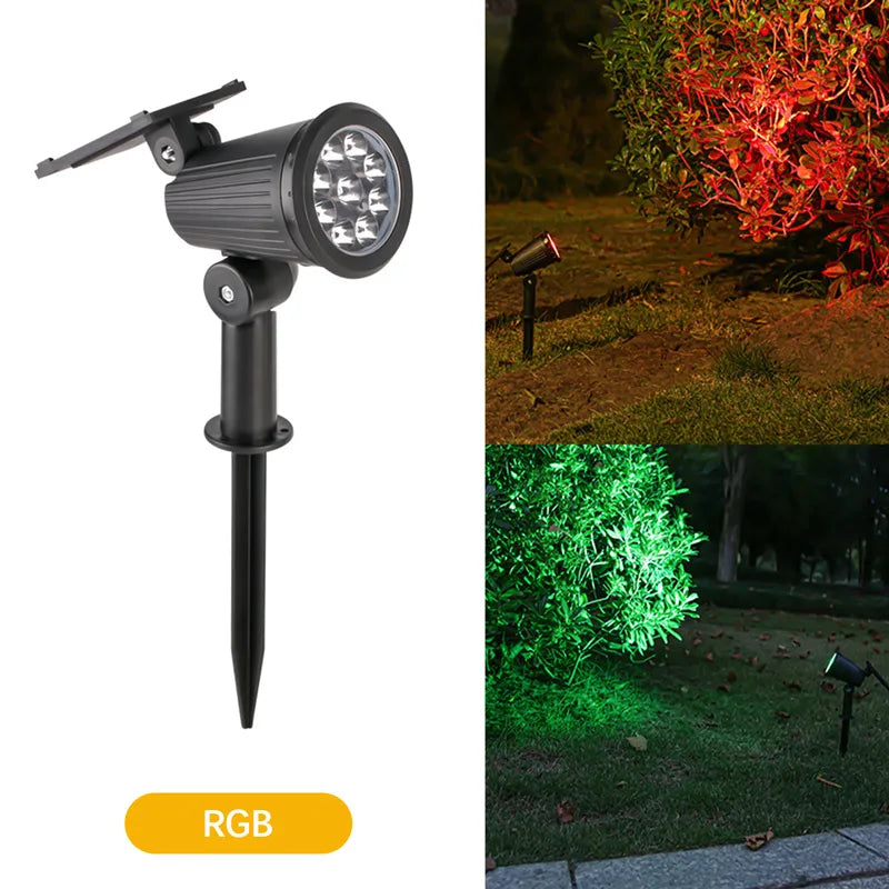 Adjustable Solar Garden Spotlight