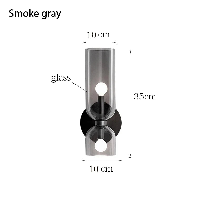 Nordic Minimalist Glass Wall Lamp