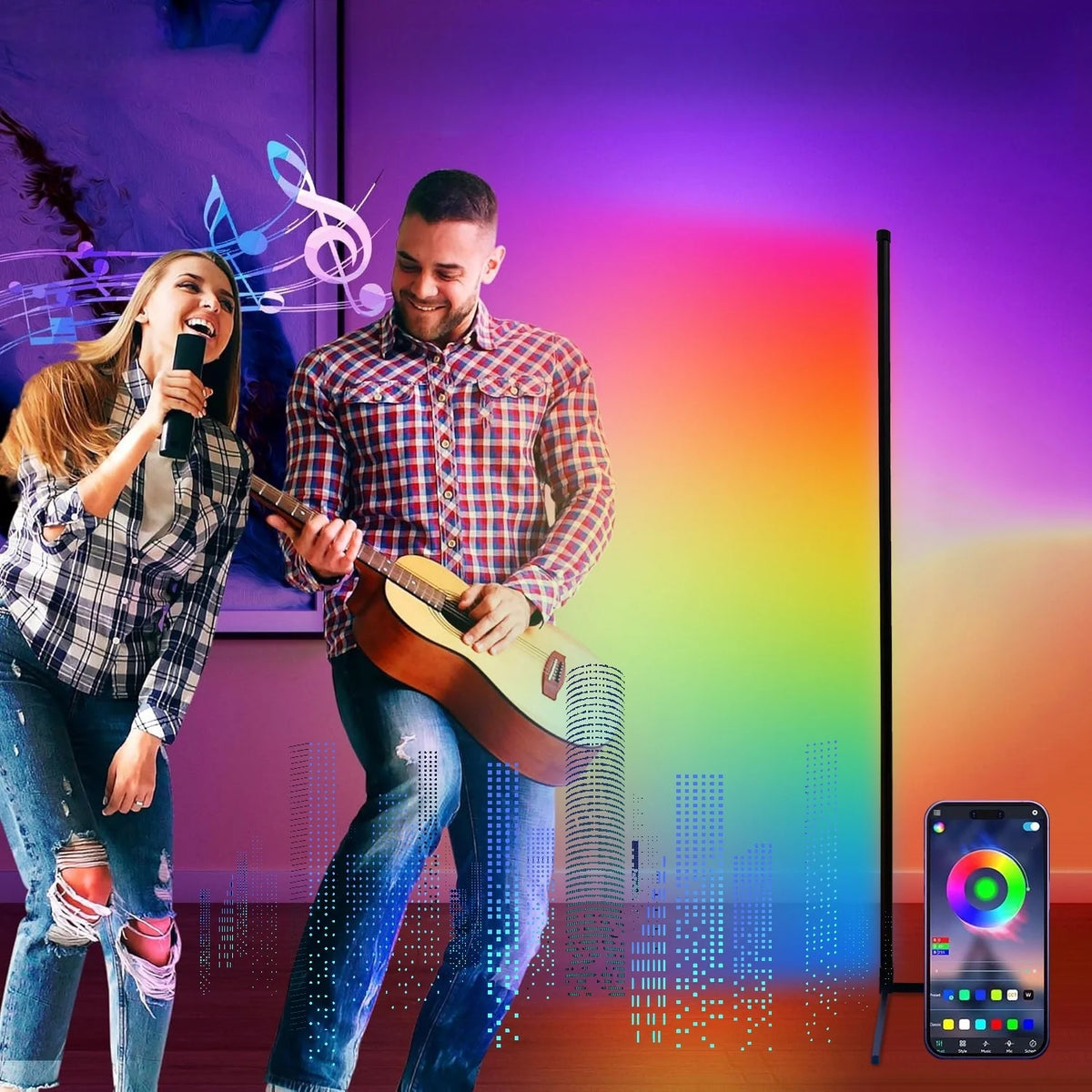 Smart RGB Music Sync Floor Lamp