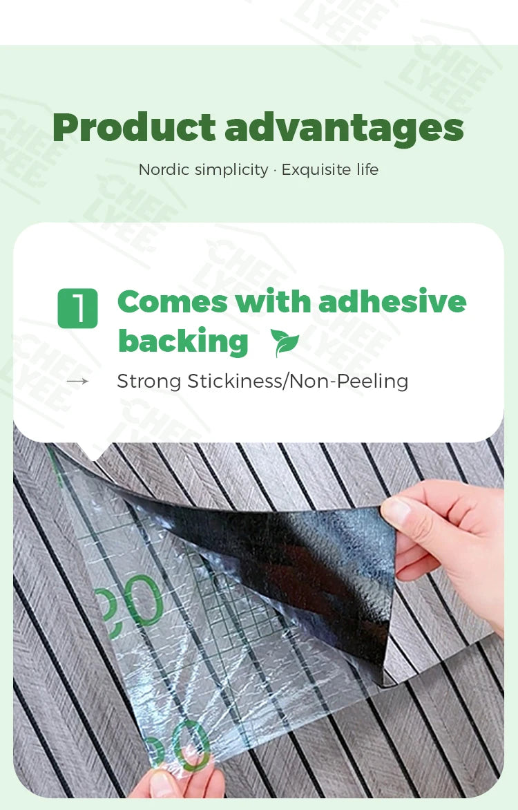 1 Roll Self-Adhesive Wall Panel Sxp Foam Stickers Peel