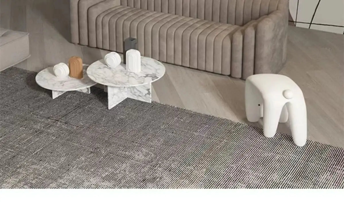 Plush Armless Dressing Chair