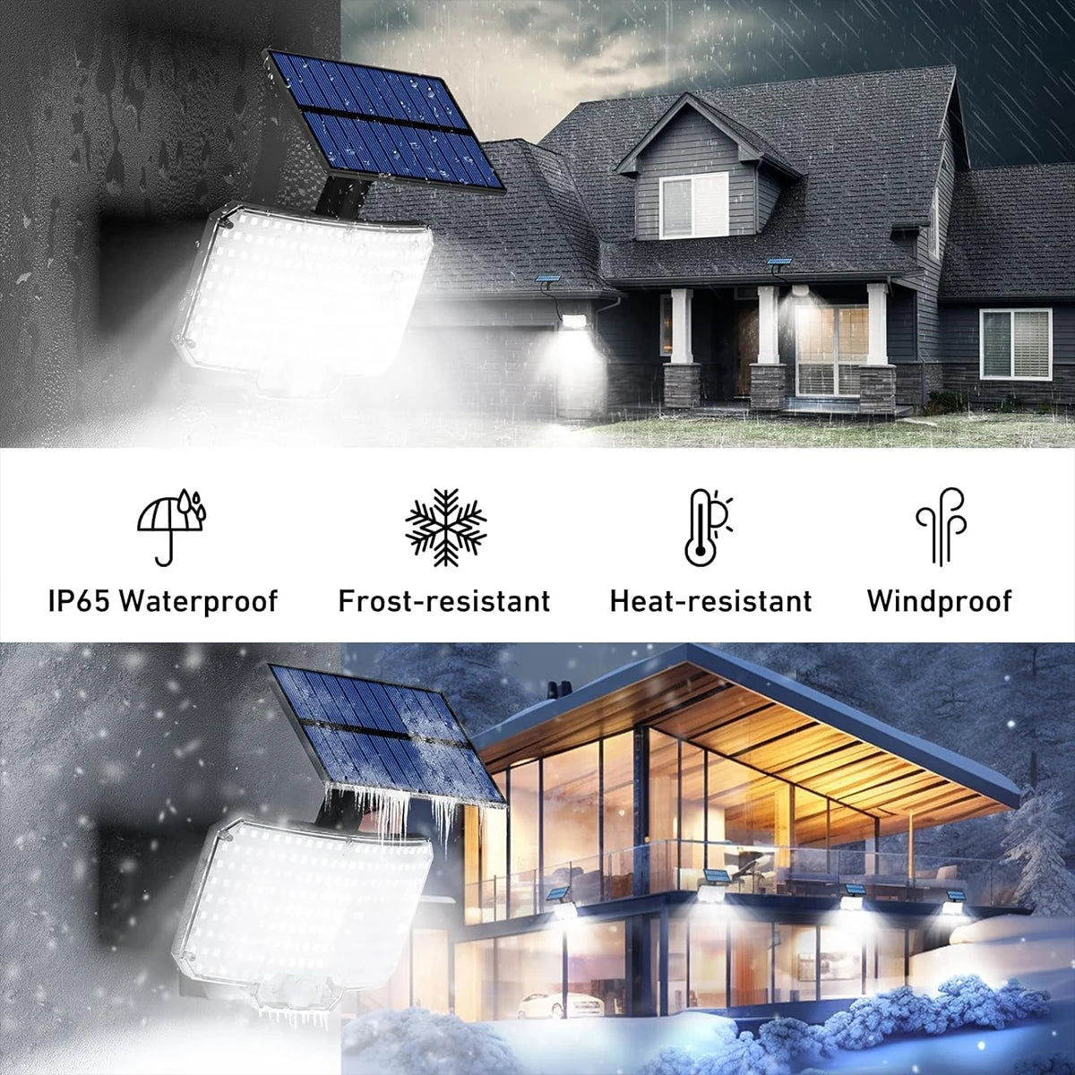 Solar Motion Sensor Flood Light