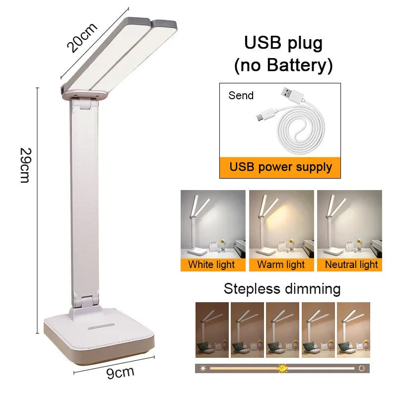 Dimmable Touch USB Desk Lamp
