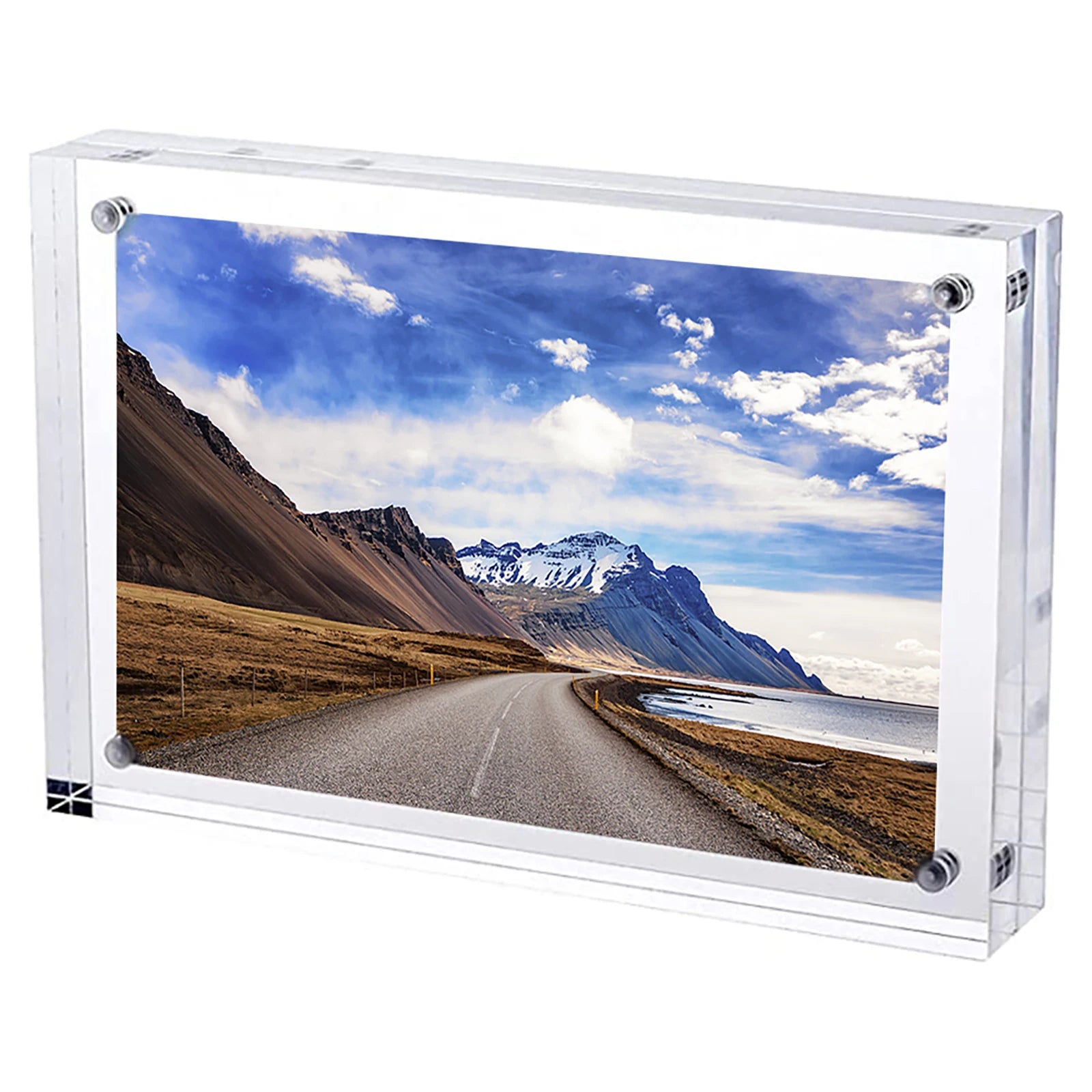 Clear Acrylic Magnetic Photo Block