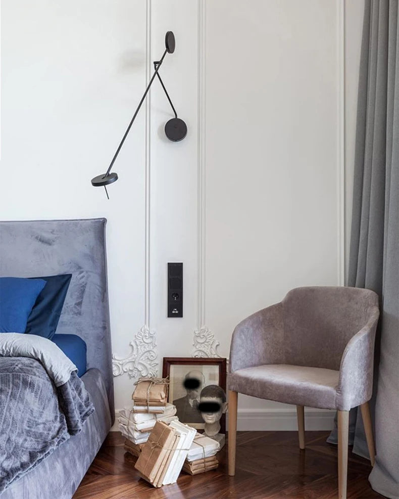 Long Arm Swing Wall Lamp