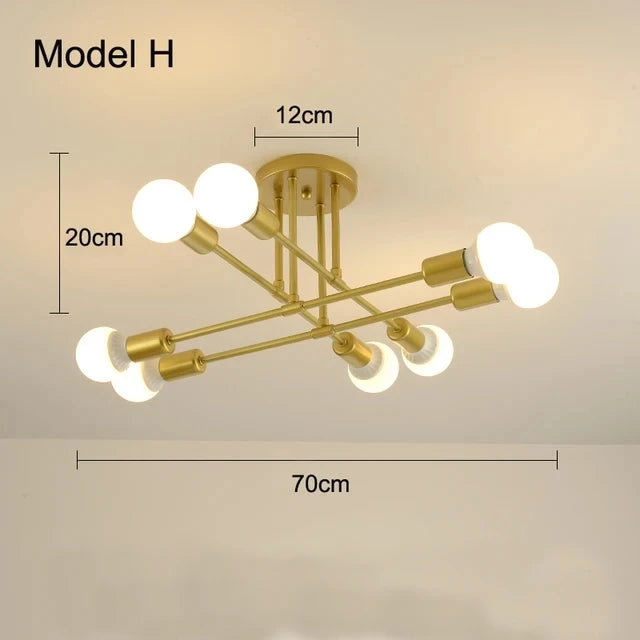 Nordic Minimalist LED Pendant Chandelier