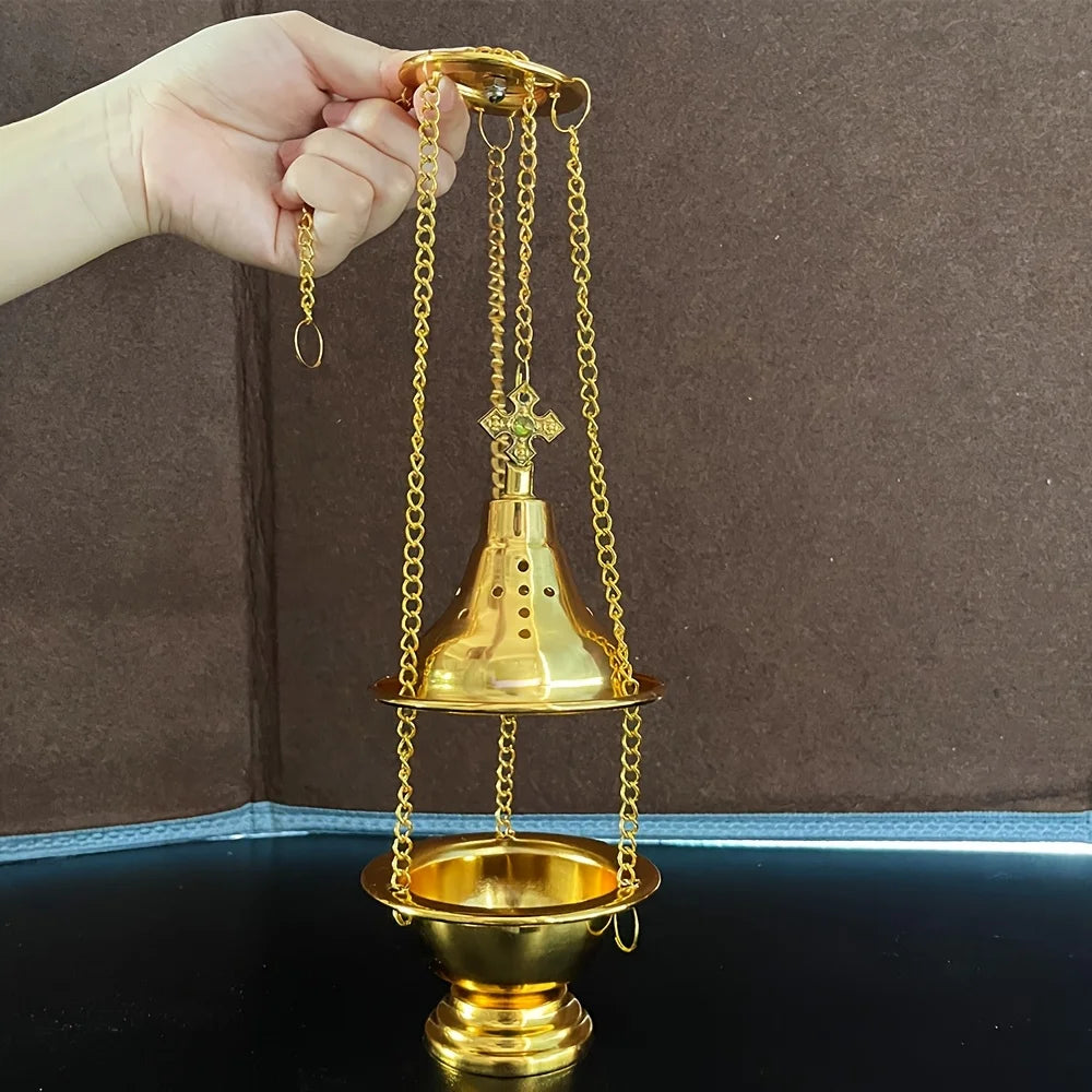 Hanging Metal Incense Burner for Meditation