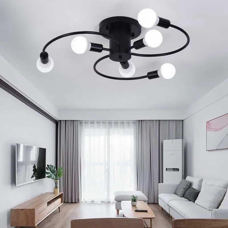 Modern Iron Ceiling Chandelier