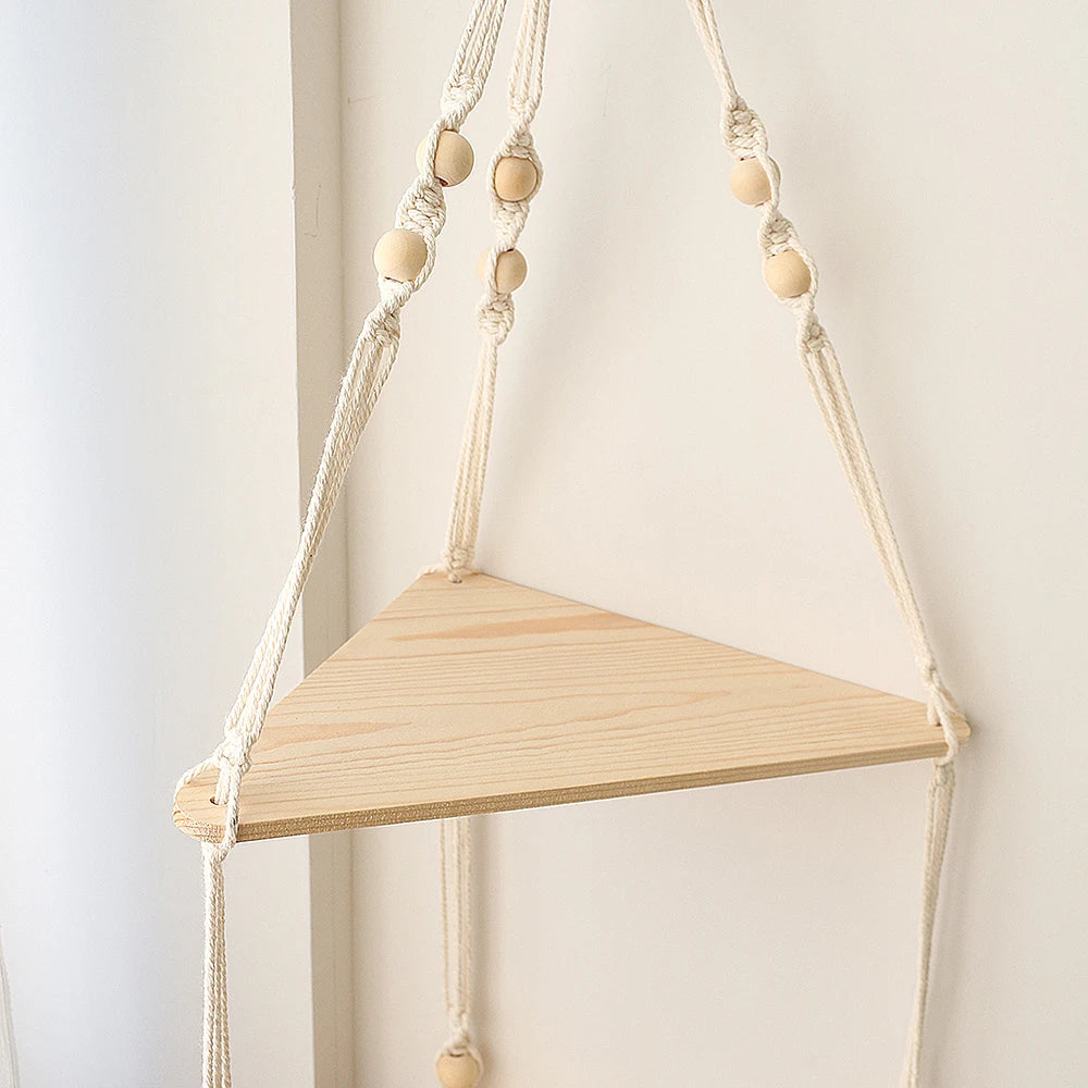 Macrame Wall Hanging Shelf