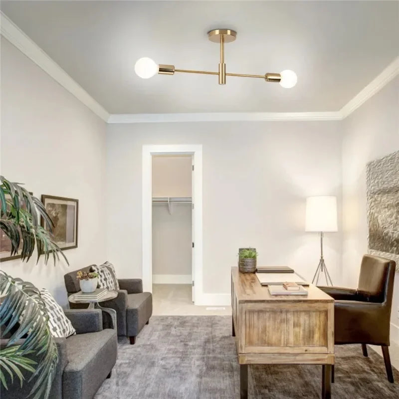 Nordic Branch Sputnik Ceiling Chandelier