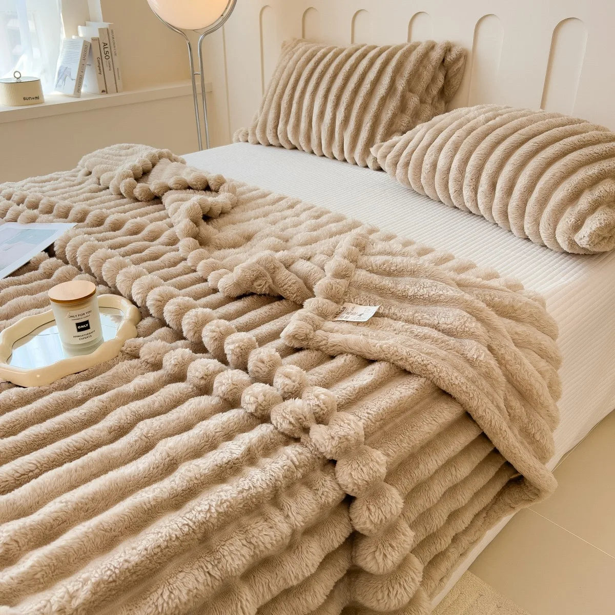 Striped Multipurpose Throw Blanket
