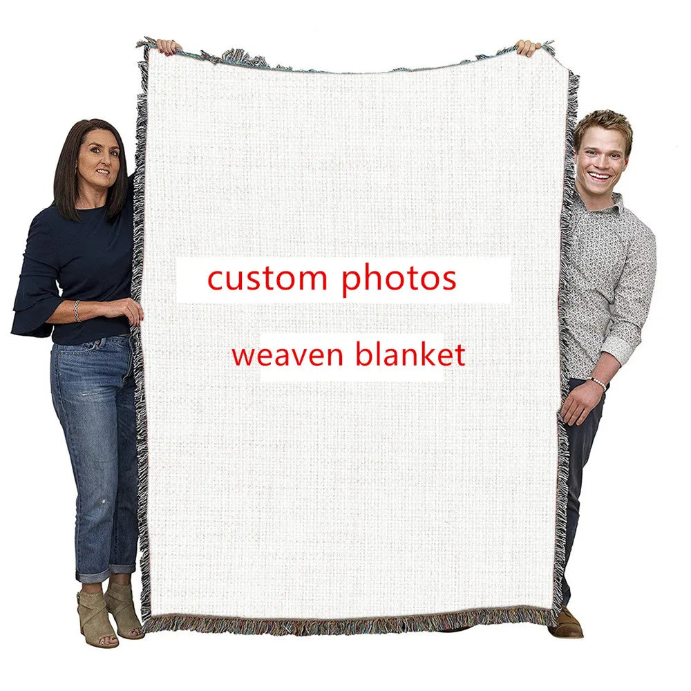 Custom Photo Woven Blanket