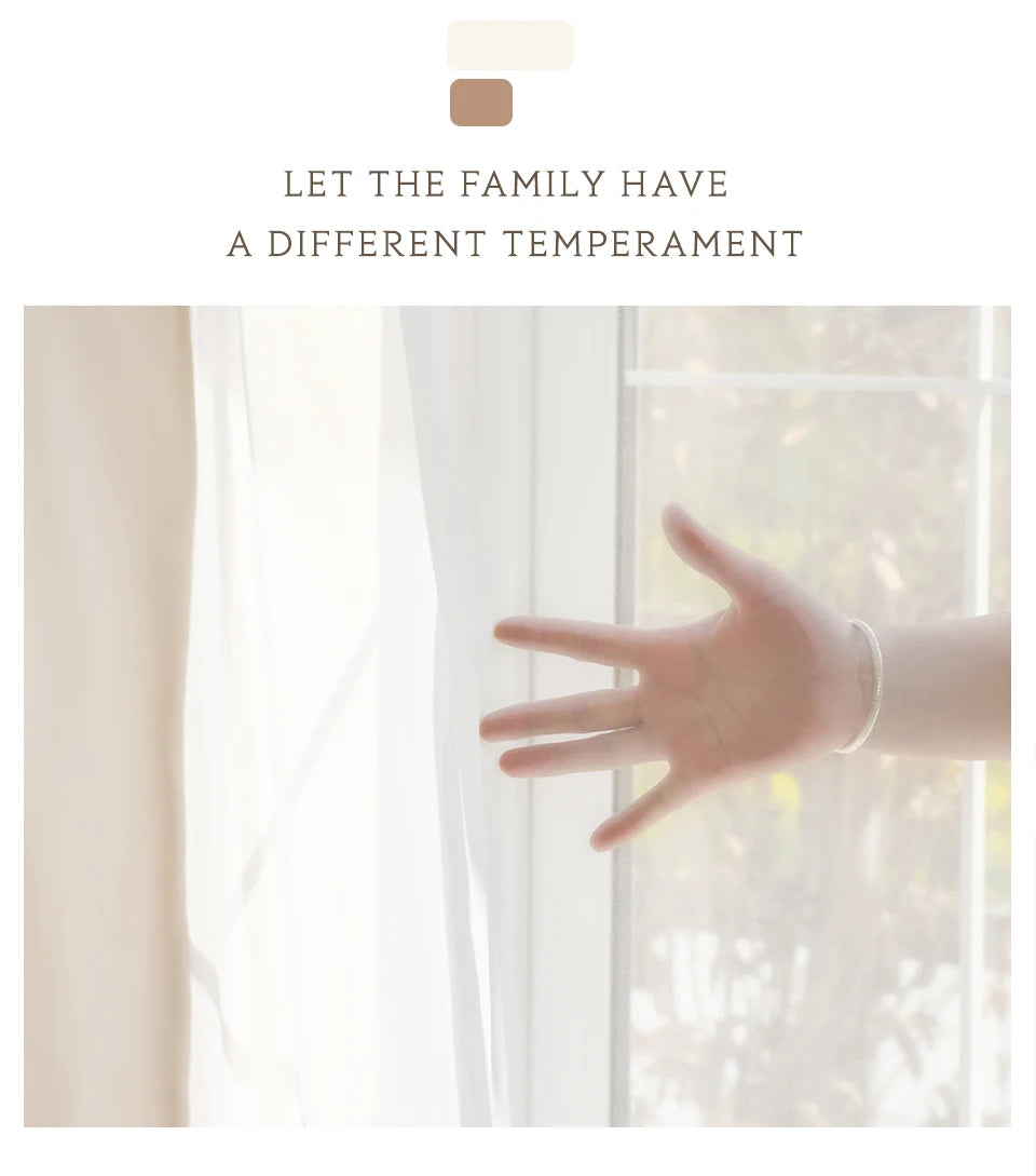 Solid White Sheer Curtains