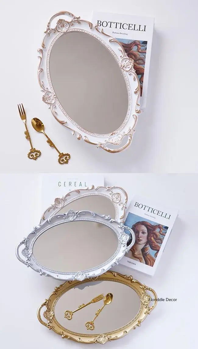 European Oval Decorative Tray
