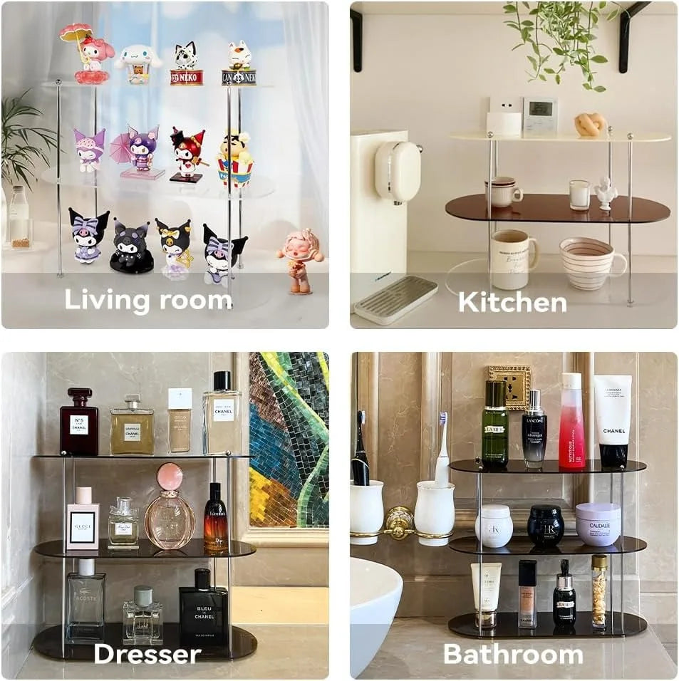 Acrylic Desktop Storage Display Rack