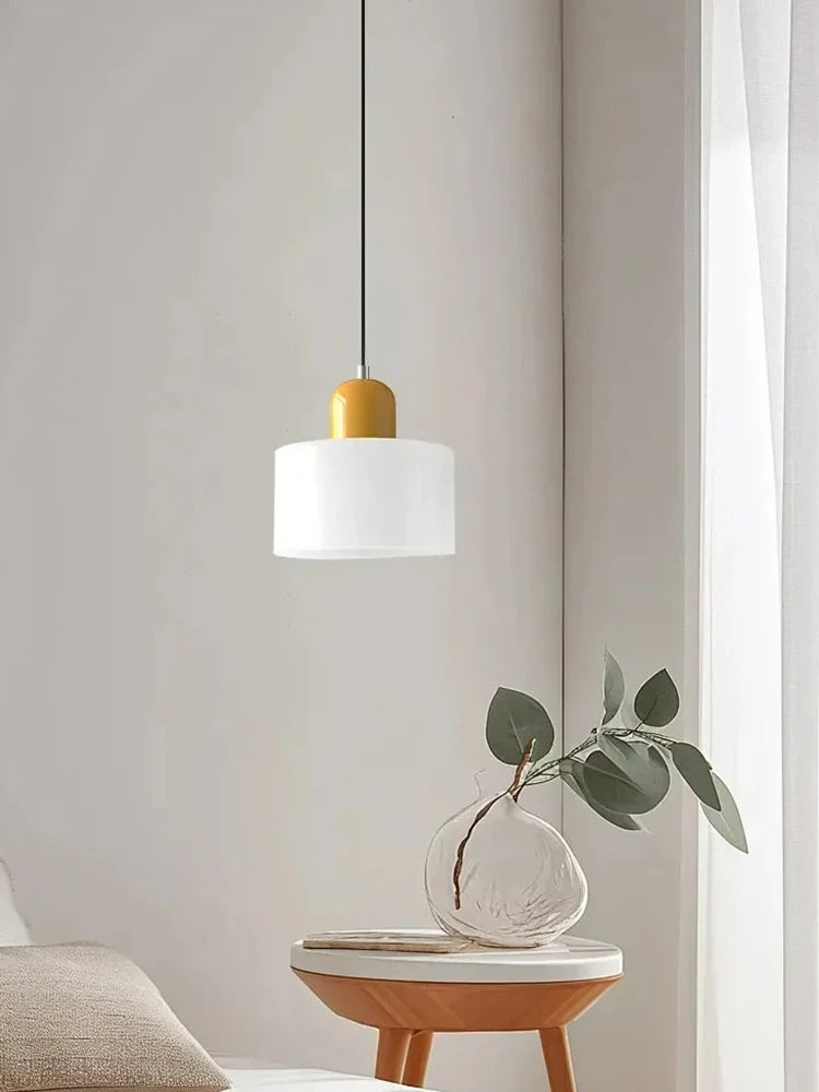 Two Tone Glass Pendant Light