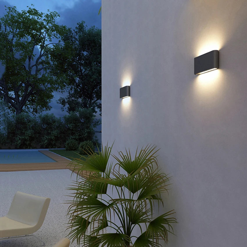 LED Outdoor Waterproof IP65 Wall Light Porch Garden Wall Lamp & Indoor