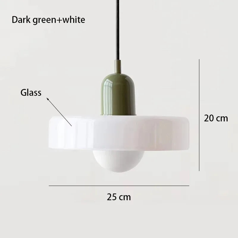 Nordic Retro Glass Pendant Light