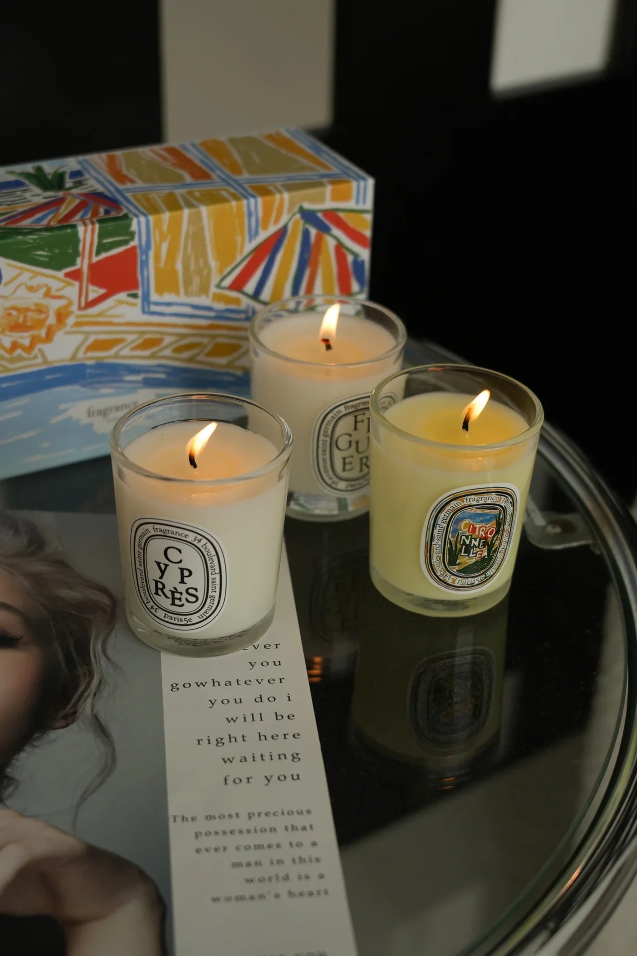 Aromatherapy Candle Natural Plant Scented Candles French Fragrance