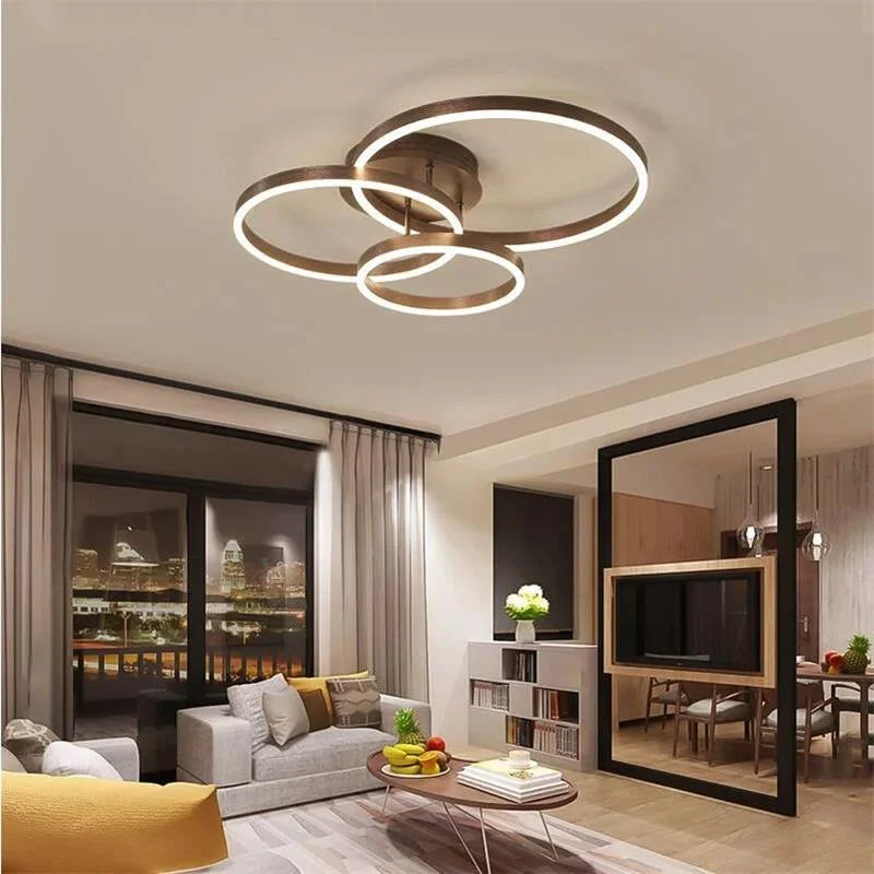 Nordic Multi Ring Circle Chandelier