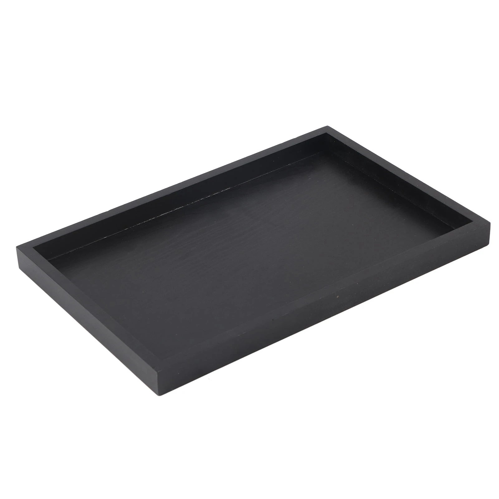 Rectangle Solid Wood Tea Tray Coffee Snack Food Serving Tray
