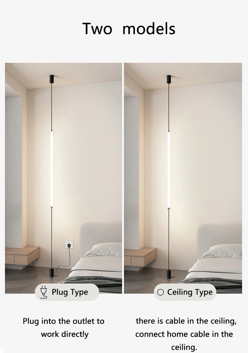 Italian Line Acrylic Floor Lamp