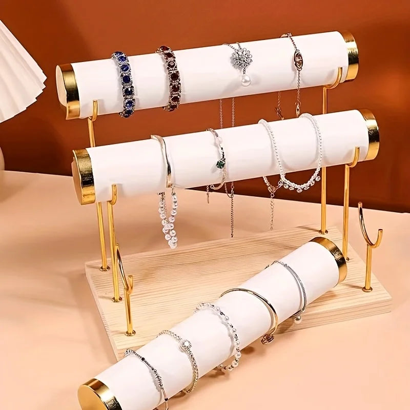 Wooden Jewelry Display Stand