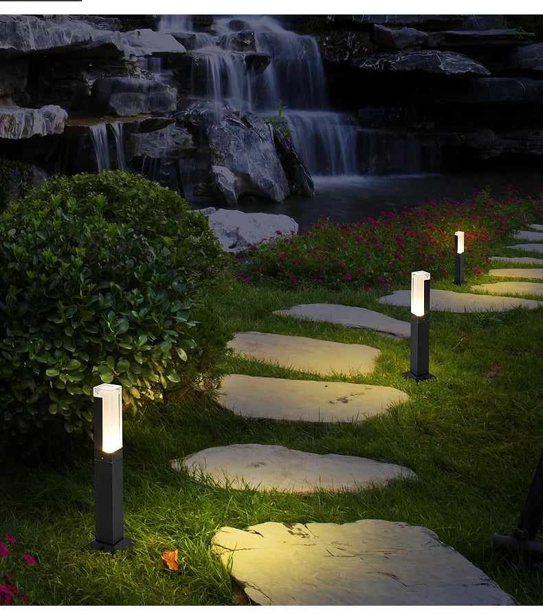 Waterproof IP65 Aluminum LED Lawn Bollard Light