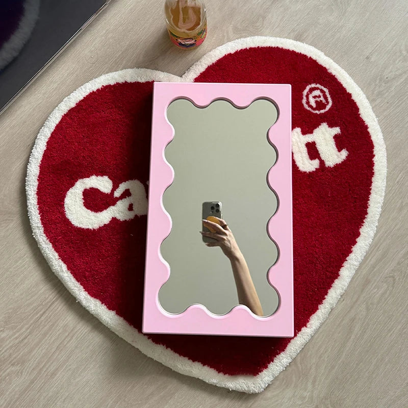Rectangular Solid Wood Wall Mirror
