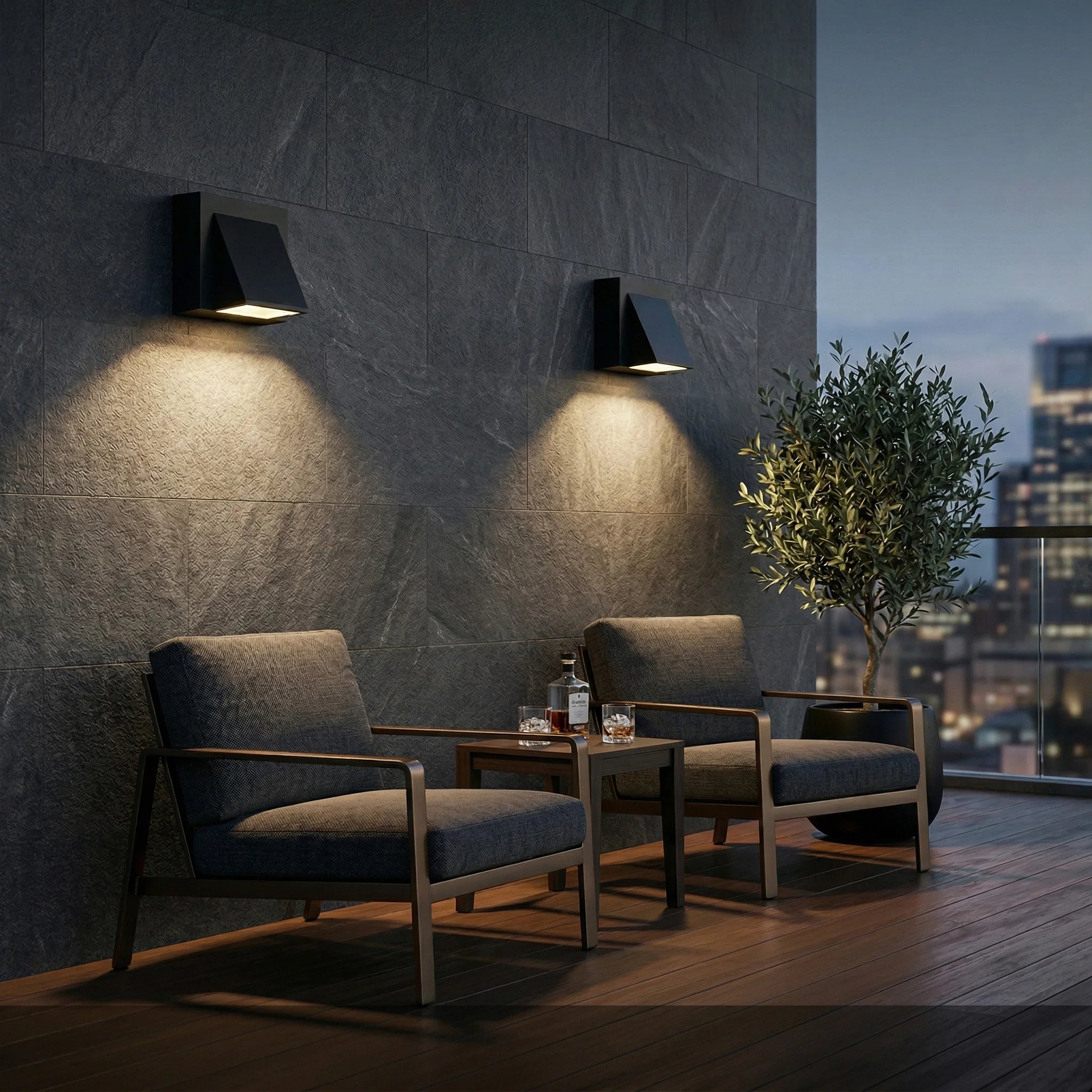 Modern Waterproof Outdoor Wall Sconce