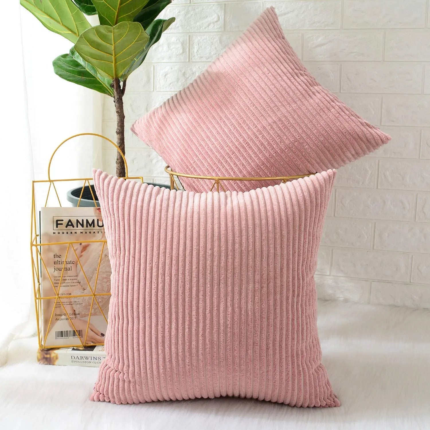 Wide Wale Corduroy Cushion Cover