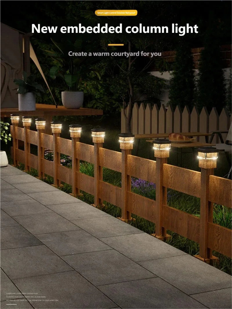 Waterproof Solar Post Cap Light