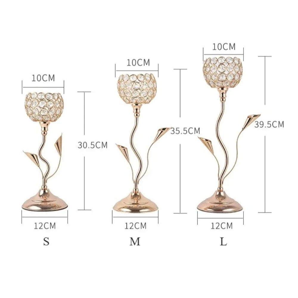 Crystal Tealight Candle Holders