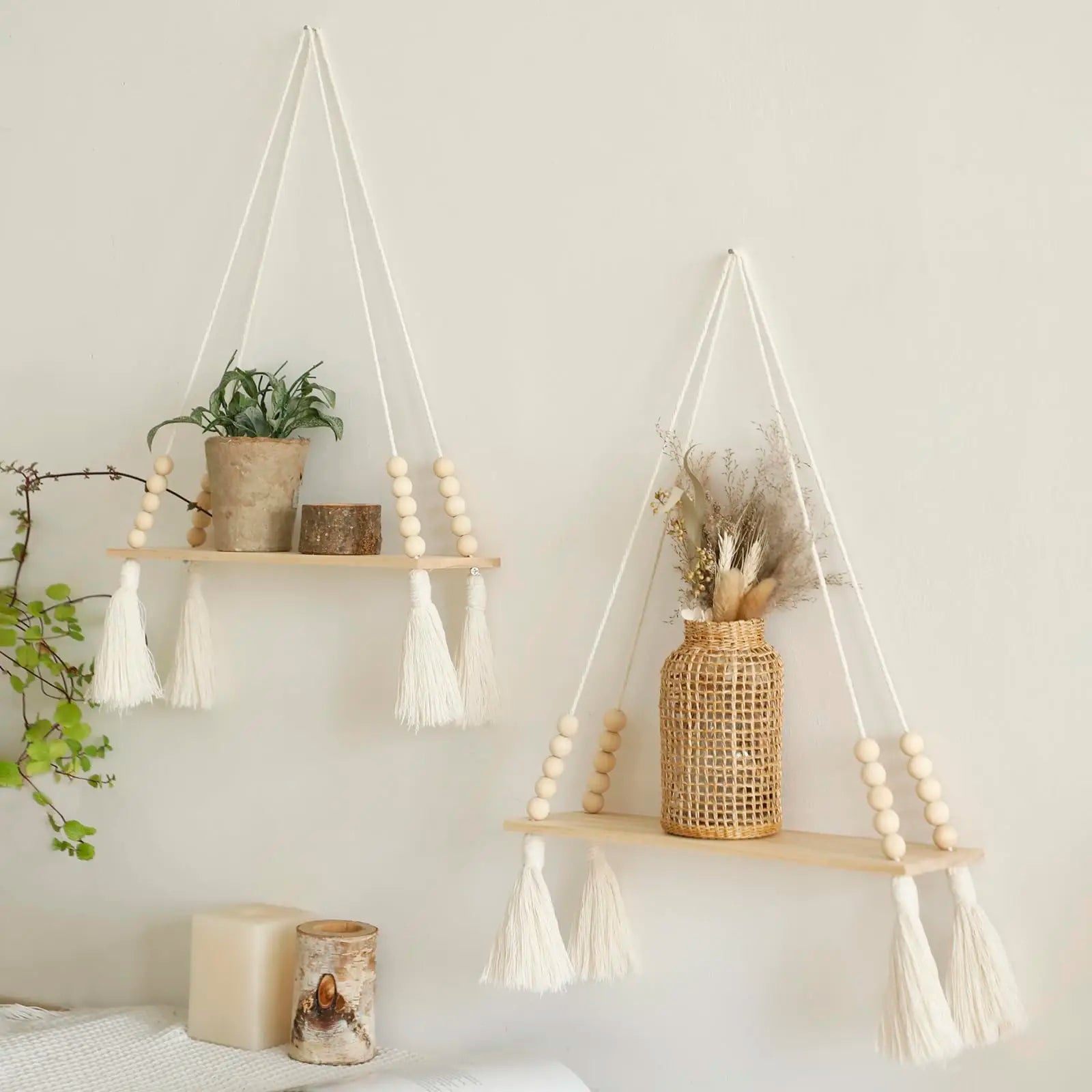 Macrame Wall Hanging Shelf