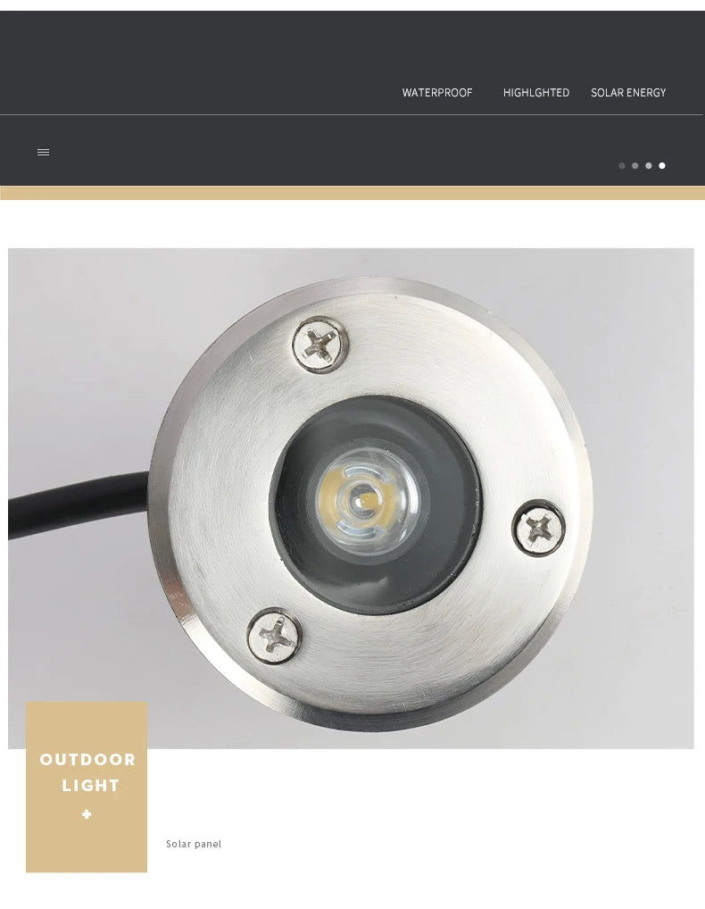 Slim Profile Inground Garden Light